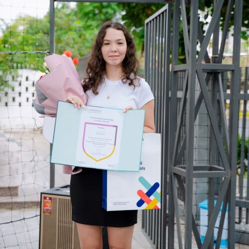 AVE's Milana received top of the world in her Cambridge English IGCSE exam.
